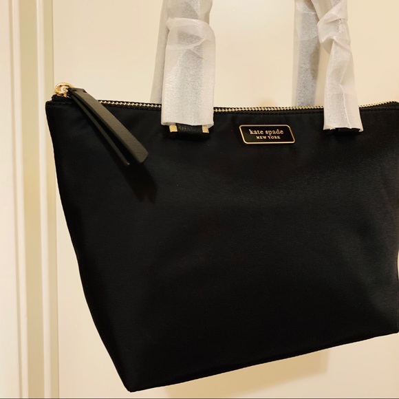 INSULATED TOTE KATE SPADE NYLON MINI BLACK DAWN - Picture 5 of 7